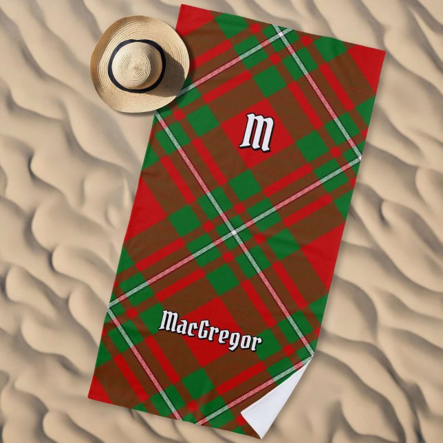 Toalla de playa Clan Gregor Tartan (Subido por el creador)