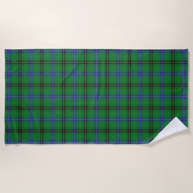 Toalla De Playa Clan Henderson Tartan (Anverso)