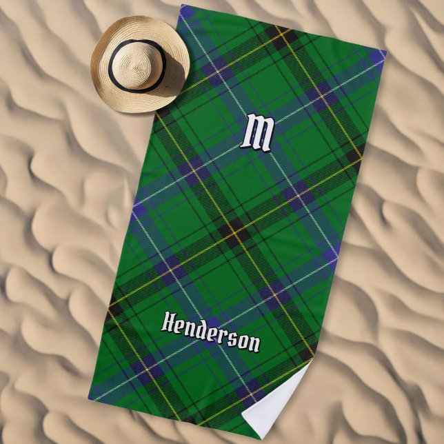 Toalla De Playa Clan Henderson Tartan (Subido por el creador)