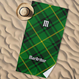 Toalla De Playa Clan MacArthur Tartan