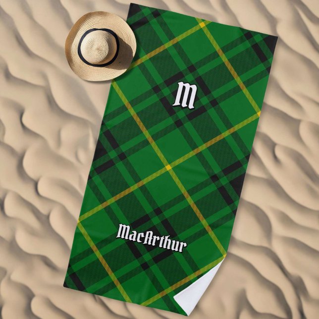 Toalla De Playa Clan MacArthur Tartan (Subido por el creador)