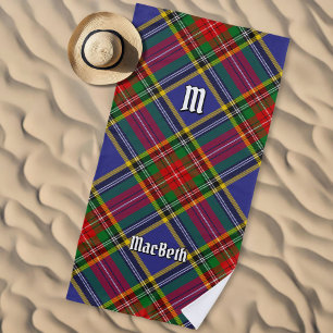 Toalla de playa Clan MacBeth Tartan