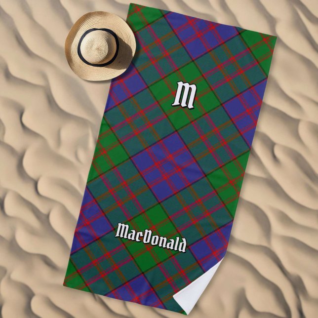 Toalla de playa Clan MacDonald Tartan (Subido por el creador)