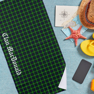 Toalla De Playa Clan MacDonald Tartan Plaid