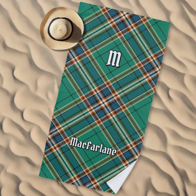 Toalla De Playa Clan MacFarlane Ancient Hunting Tartán (Subido por el creador)
