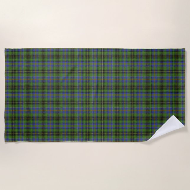 Toalla De Playa Clan MacInnes Tartan (Anverso)