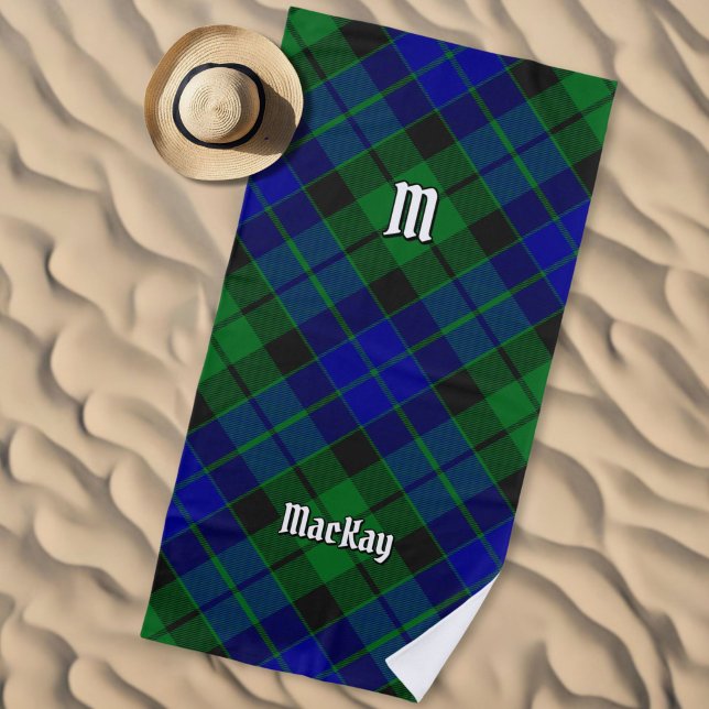 Toalla De Playa Clan MacKay Tartan (Subido por el creador)