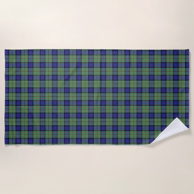 Toalla De Playa Clan MacLaren Tartan (Anverso)