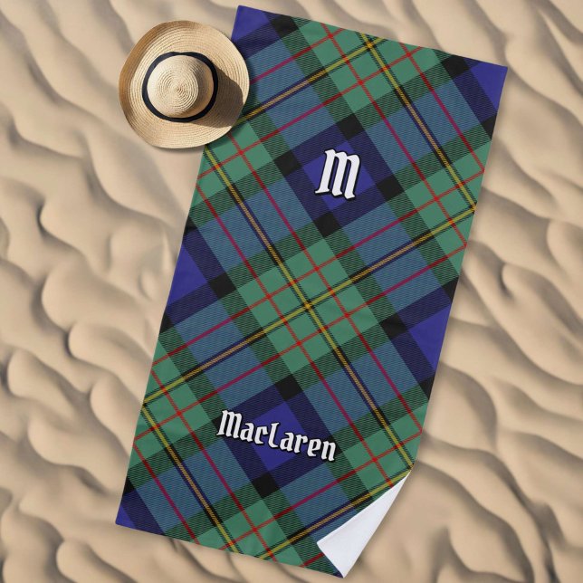 Toalla De Playa Clan MacLaren Tartan (Subido por el creador)