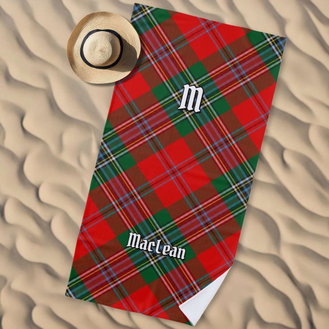 Toalla De Playa Clan MacLean Tartan (Subido por el creador)