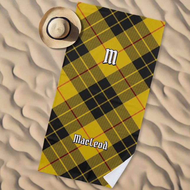 Toalla De Playa Clan Macleod de Lewis Tartán (Subido por el creador)