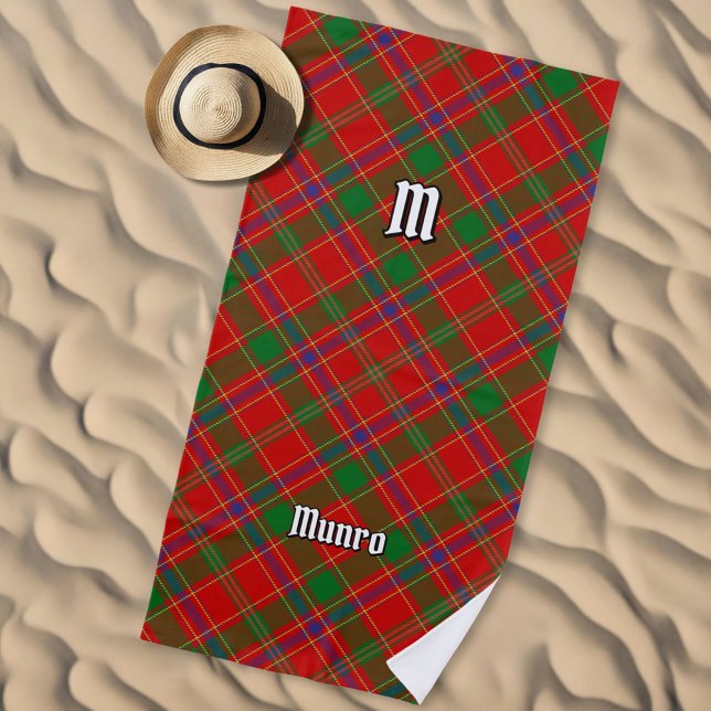 Toalla De Playa Clan Munro Tartan (Subido por el creador)
