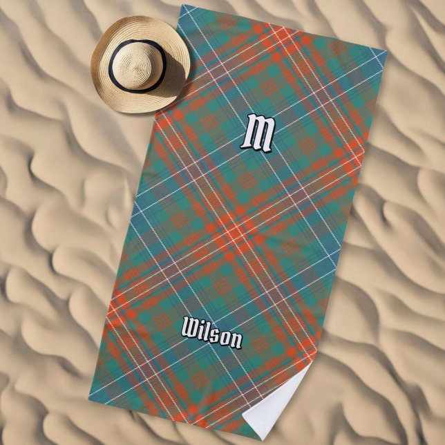 Toalla De Playa Clan Wilson Ancient Tartán (Subido por el creador)