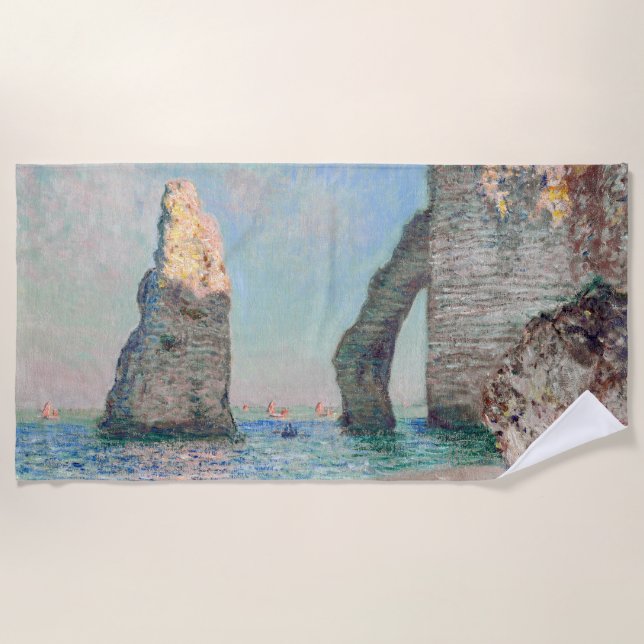 Toalla De Playa Claude Monet - Acantilados en Etretat (Anverso)