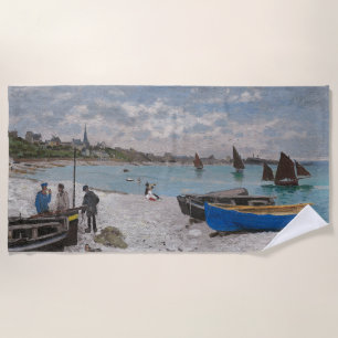 Toalla De Playa Claude Monet La playa en Sainte-Adresse 1867