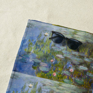 Toalla De Playa Claude Monet Nenúfares 1915 Arte Impresionista