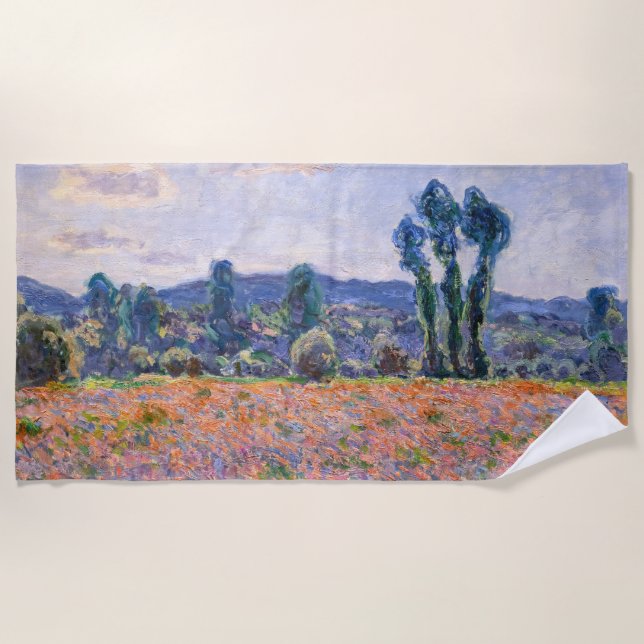 Toalla De Playa Claude Monet - Poppy Field 1890 (Giverny) (Anverso)