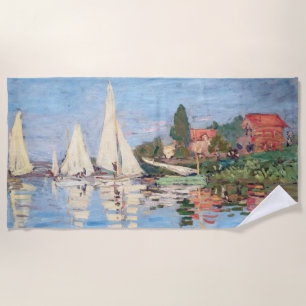 Toalla De Playa Claude Monet - Regattas en Argenteuil