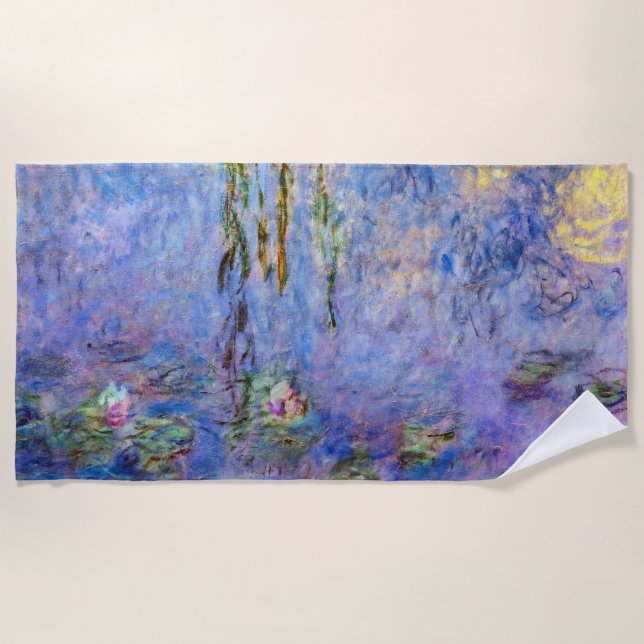 Toalla De Playa Claude Monet - Water Lilies (Anverso)