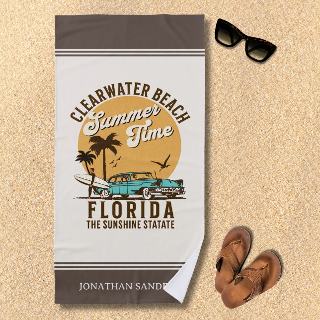 Toalla De Playa ClearWater Beach Florida Summer Time (Subido por el creador)