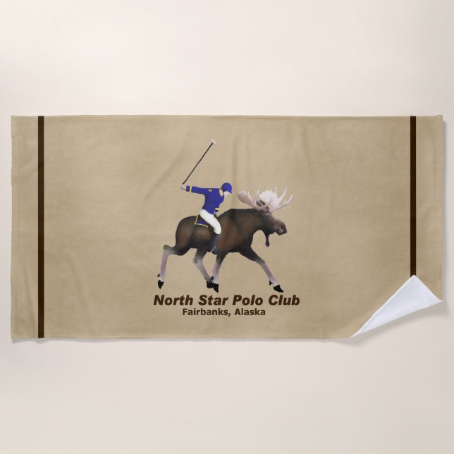 Toalla De Playa Club de Polo North Star (Anverso)