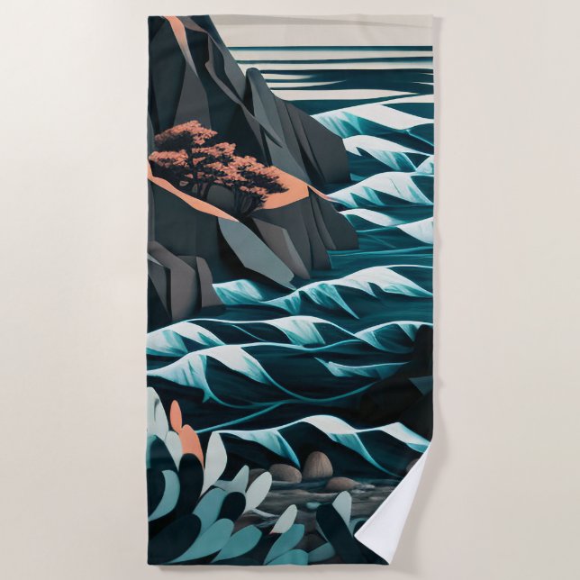 Toalla De Playa Coastal Energy (Anverso)