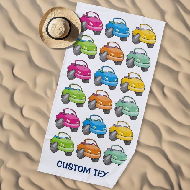 Toalla De Playa Coche de Dibujos Animados (Subido por el creador)