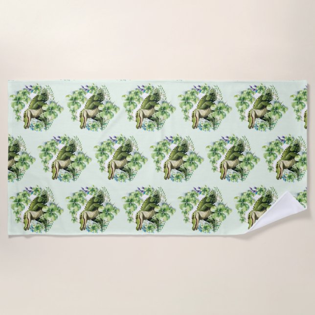 Toalla De Playa cocodrille  (Anverso)