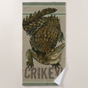 Toalla De Playa ¡Cocodrilo Crikey!