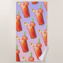 Toalla De Playa Cóctel Creative Bloody Mary