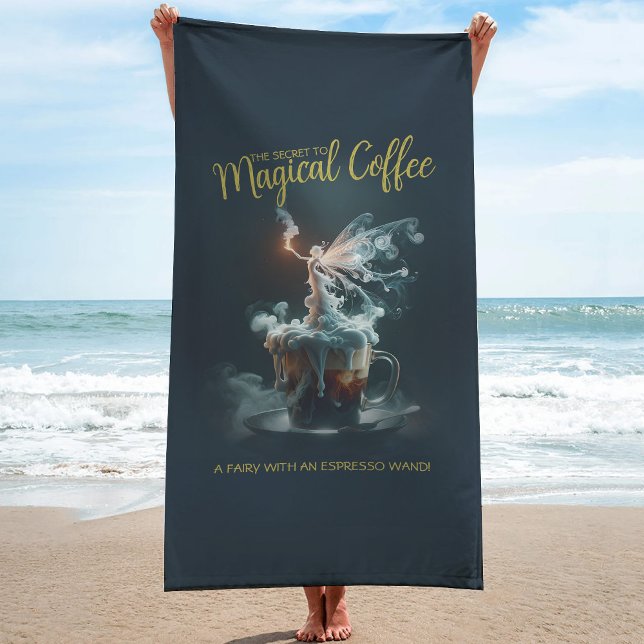 Toalla De Playa Coffee Fairy (Subido por el creador)