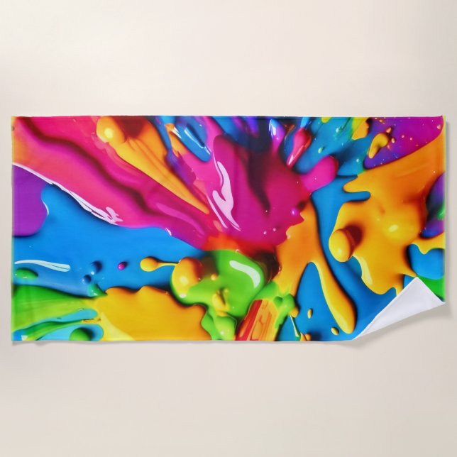 Toalla De Playa Cojín decorativo (Anverso)