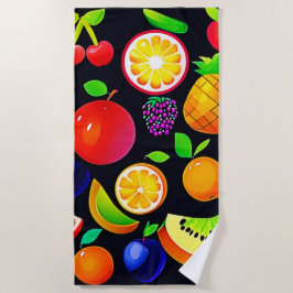Toalla De Playa Colección Bright Fruit