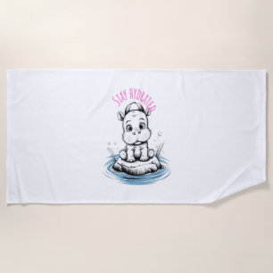 Toalla De Playa Colección MOO-DENG - Diseños audaces y St sin tiem