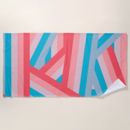 Toalla De Playa Collage arcoiris