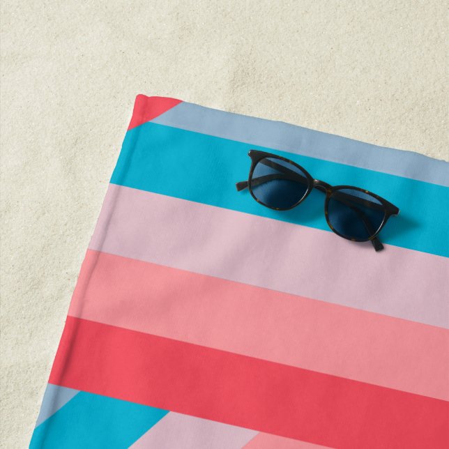 Toalla De Playa Collage arcoiris (In situ)