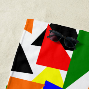 Toalla De Playa Collage triangular