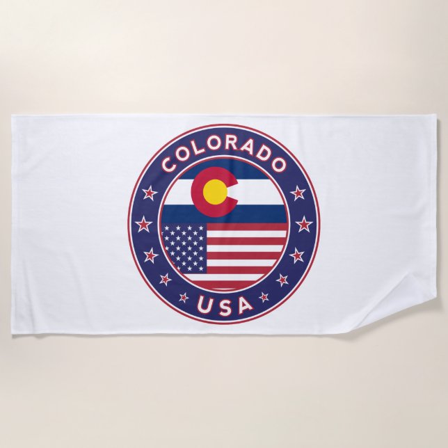 Toalla De Playa Colorado (Anverso)