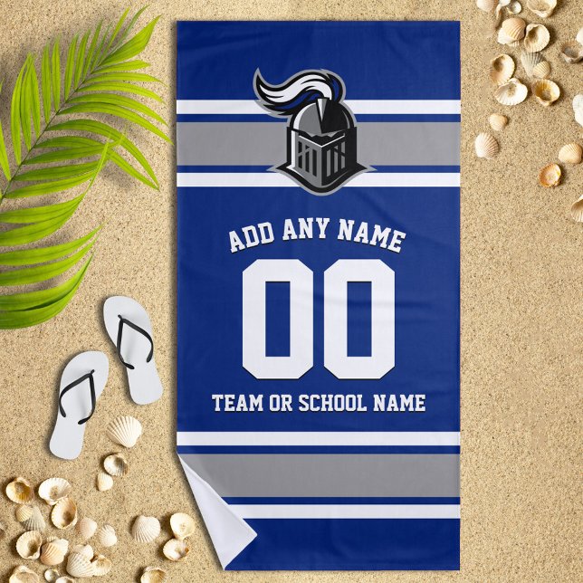 Toalla De Playa Colores de equipo y mascota personalizada (Subido por el creador)