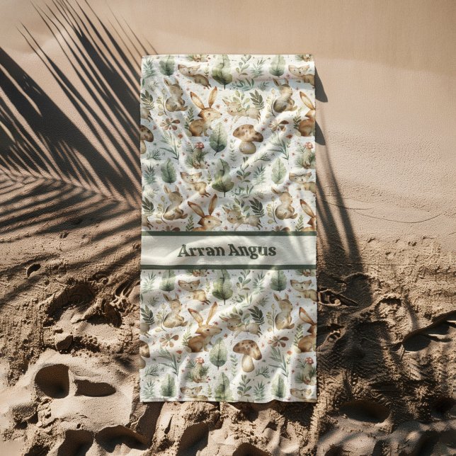 Toalla De Playa Colores de niños animales de Woodland (Subido por el creador)