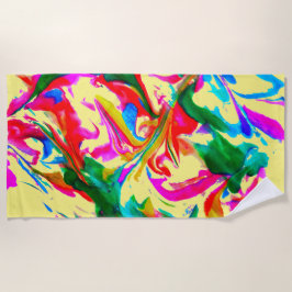Toalla De Playa Colores locos