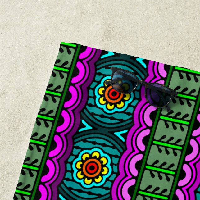 Toalla De Playa Colorful  (In situ)