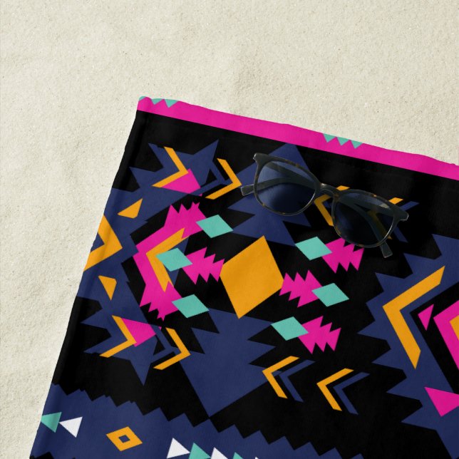 Toalla De Playa Colorido azteca (In situ)