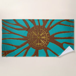Toalla De Playa Compás de la navegación de Vegvisir - de Viking