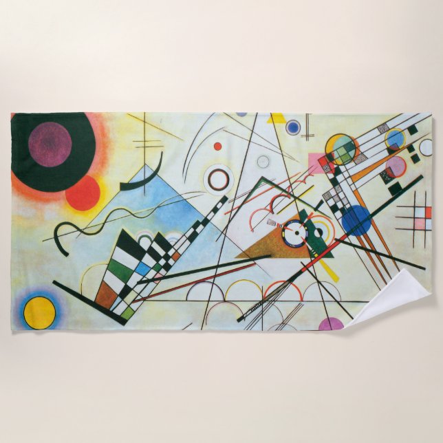 Toalla De Playa Composición VIII de Wassily Kandinsky (Anverso)