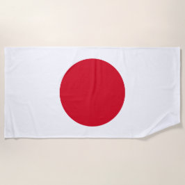 Toalla de playa con bandera japonesa