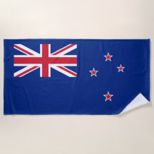 Toalla de playa con bandera neozelandesa