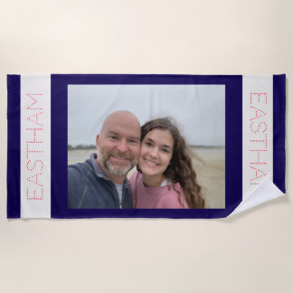 Toalla de playa con foto personalizada - regalo pe