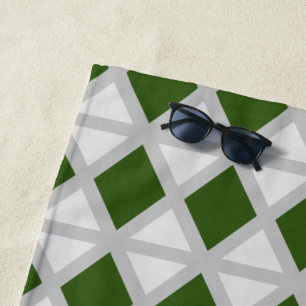 Toalla de playa con inicial