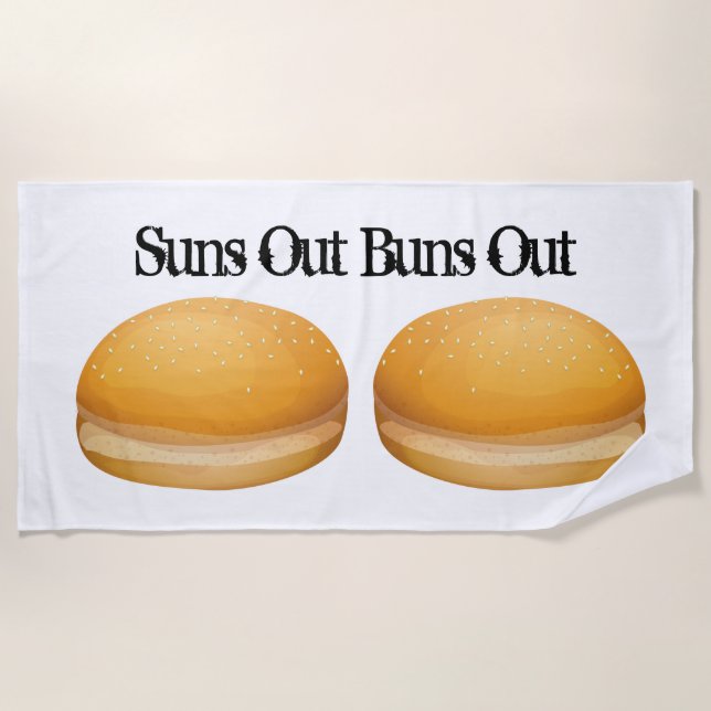 Toalla de playa con toallas de baño (Anverso)